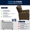 Flash Furniture Kids Recliner, 25" to 39" x 28", Upholstery Color: Brown, Weight Capacity: 90 lb. BT-7950-KID-MIC-BRWN-GG - alternate 9
